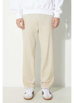 Norse Projects spodnie Aros Regular Organic męskie kolor beżowy proste N25.0368.2064 ze sklepu PRM w kategorii Spodnie męskie - zdjęcie 171450787
