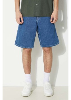 Carhartt WIP szorty jeansowe Simple Short męskie kolor niebieski I033333.106 ze sklepu PRM w kategorii Spodenki męskie - zdjęcie 171450805
