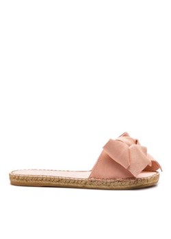 Manebi Espadryle Sandals With Bow W 1.4 J0 Różowy ze sklepu MODIVO w kategorii Espadryle damskie - zdjęcie 171451916