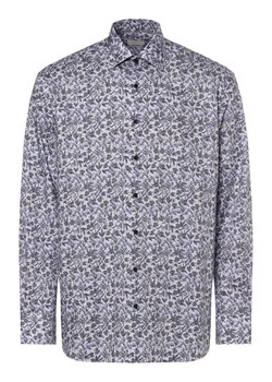 Eterna Comfort Fit Koszula męska - non-iron Mężczyźni Comfort Fit Bawełna jasnoniebieski wzorzysty ze sklepu vangraaf w kategorii Koszule męskie - zdjęcie 171452338