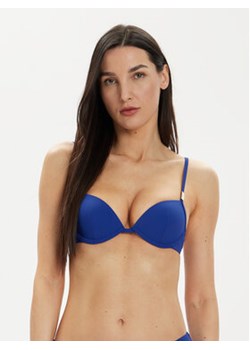 Calvin Klein Swimwear Góra od bikini KW0KW02383 Niebieski ze sklepu MODIVO w kategorii Stroje kąpielowe - zdjęcie 171453788