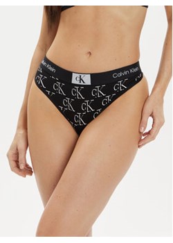 Calvin Klein Underwear Stringi 000QF7221E Czarny ze sklepu MODIVO w kategorii Majtki damskie - zdjęcie 171453986