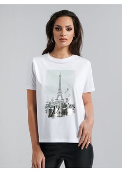 Sinsay - Koszulka z nadrukiem - biały ze sklepu Sinsay w kategorii Bluzki damskie - zdjęcie 171454925