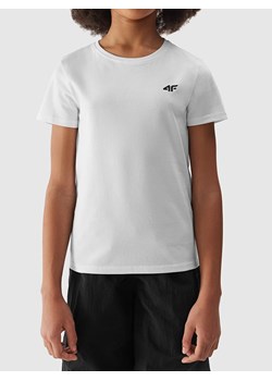 4F Koszulka w kolorze białym ze sklepu Limango Polska w kategorii Bluzki dziewczęce - zdjęcie 171456787