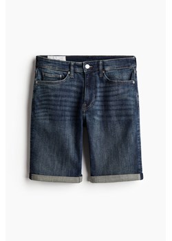 H & M - Szorty dżinsowe Slim - Niebieski ze sklepu H&M w kategorii Spodenki męskie - zdjęcie 171456928