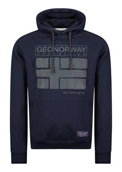 Geographical Norway Bluza &quot;Garice&quot; w kolorze granatowym ze sklepu Limango Polska w kategorii Bluzy męskie - zdjęcie 171458696
