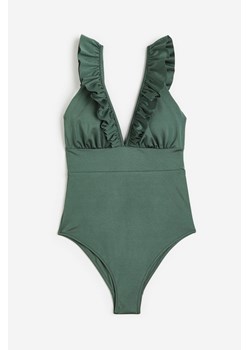 H & M - Kostium kąpielowy z usztywnianymi miseczkami - Zielony ze sklepu H&M w kategorii Stroje kąpielowe - zdjęcie 171460047