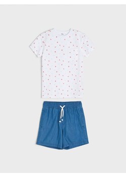 Sinsay - Komplet: koszulka i szorty - wielobarwny ze sklepu Sinsay w kategorii Piżamy dziecięce - zdjęcie 171461798