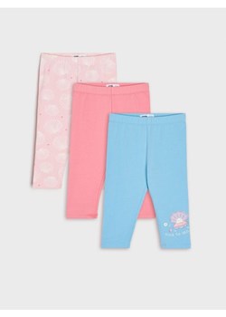 Sinsay - Legginsy 3 pack - wielobarwny ze sklepu Sinsay w kategorii Spodnie dziewczęce - zdjęcie 171461877