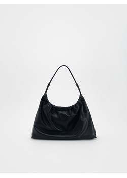 Reserved - Miękka torebka na ramię - czarny ze sklepu Reserved w kategorii Torby Shopper bag - zdjęcie 171462299
