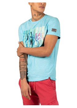 Timezone Koszulka w kolorze błękitnym ze sklepu Limango Polska w kategorii T-shirty męskie - zdjęcie 171463499