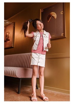 B.Nosy Spódnica dżinsowa w kolorze kremowym ze sklepu Limango Polska w kategorii Spódnice dziewczęce - zdjęcie 171464577