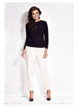 INFINITE YOU Spodnie w kolorze kremowym ze sklepu Limango Polska w kategorii Spodnie damskie - zdjęcie 171464635