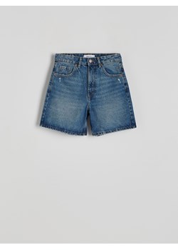 Reserved - Jeansowe szorty z przetarciami - niebieski ze sklepu Reserved w kategorii Szorty - zdjęcie 171474556