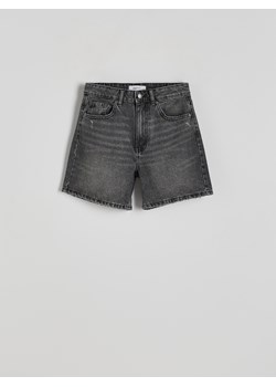 Reserved - Jeansowe szorty z przetarciami - szary ze sklepu Reserved w kategorii Szorty - zdjęcie 171474559