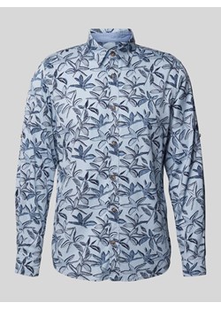 Koszula casualowa o kroju regular fit ze wzorem na całej powierzchni ze sklepu Peek&Cloppenburg  w kategorii Koszule męskie - zdjęcie 171475075