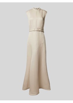 Długa sukienka z mieszanki lnu i lyocellu model ‘MANILA’ ze sklepu Peek&Cloppenburg  w kategorii Sukienki - zdjęcie 171475095