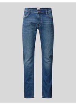 Jeansy o kroju slim fit z naszywką z logo model ‘OREGON’ ze sklepu Peek&Cloppenburg  w kategorii Jeansy męskie - zdjęcie 171475249