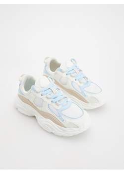 Reserved - Sneakersy z kolorowymi detalami - biały ze sklepu Reserved w kategorii Buty sportowe dziecięce - zdjęcie 171476228