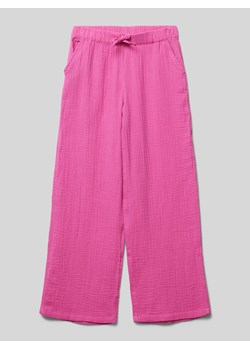Spodnie materiałowe z elastycznym pasem model ‘THYRA’ ze sklepu Peek&Cloppenburg  w kategorii Spodnie dziewczęce - zdjęcie 171477926