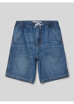 Szorty jeansowe o kroju relaxed fit z 5 kieszeniami ze sklepu Peek&Cloppenburg  w kategorii Spodenki chłopięce - zdjęcie 171478188