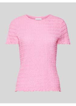 T-shirt z fakturowanym wzorem ze sklepu Peek&Cloppenburg  w kategorii Bluzki damskie - zdjęcie 171478486