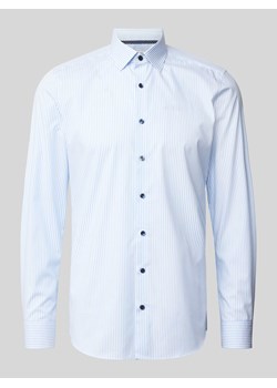 Koszula biznesowa o kroju body fit z kołnierzykiem kent model ‘Taviano’ ze sklepu Peek&Cloppenburg  w kategorii Koszule męskie - zdjęcie 171478745