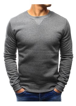 Bluza męska bez kaptura antracytowa BX4823 ze sklepu DSTREET.PL w kategorii Bluzy męskie - zdjęcie 171480758