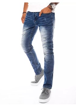 Spodnie męskie niebieskie Dstreet UX3821 ze sklepu DSTREET.PL w kategorii Spodnie męskie - zdjęcie 171480785