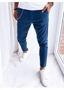 Spodnie męskie casual ciemnoniebieskie Dstreet UX4009 ze sklepu DSTREET.PL w kategorii Spodnie męskie - zdjęcie 171480809
