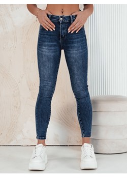 Spodnie damskie jeansowe LACOY niebieskie Dstreet UY1917 ze sklepu DSTREET.PL w kategorii Jeansy damskie - zdjęcie 171480949