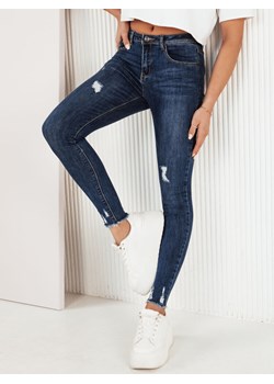 Spodnie damskie jeansowe MOURE niebieskie Dstreet UY1983 ze sklepu DSTREET.PL w kategorii Jeansy damskie - zdjęcie 171481048