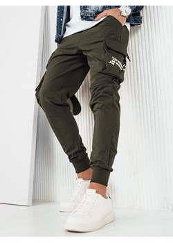 Spodnie męskie bojówki zielone Dstreet UX4162 ze sklepu DSTREET.PL w kategorii Spodnie męskie - zdjęcie 171481116