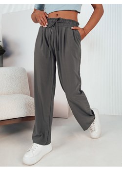Spodnie damskie EUFRAZ szare Dstreet UY2053 ze sklepu DSTREET.PL w kategorii Spodnie damskie - zdjęcie 171481138