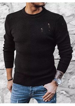 Sweter męski czarny Dstreet WX1991 ze sklepu DSTREET.PL w kategorii Swetry męskie - zdjęcie 171481167