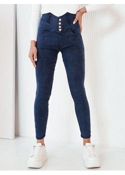 Spodnie damskie jeansowe GINAS niebieskie Dstreet UY1967 ze sklepu DSTREET.PL w kategorii Jeansy damskie - zdjęcie 171481299