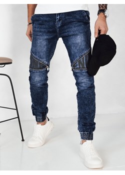 Spodnie męskie jeansowe niebieskie Dstreet UX4135 ze sklepu DSTREET.PL w kategorii Jeansy męskie - zdjęcie 171481478