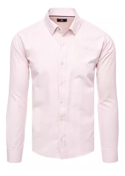 Koszula męska elegancka jasnoróżowa Dstreet DX2432 ze sklepu DSTREET.PL w kategorii Koszule męskie - zdjęcie 171481528