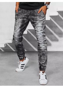 Spodnie męskie jeansowe joggery czarne Dstreet UX3943 ze sklepu DSTREET.PL w kategorii Spodnie męskie - zdjęcie 171481616