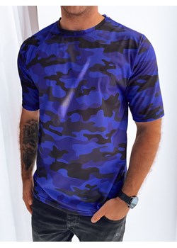 Koszulka męska niebieska moro Dstreet RX5254 ze sklepu DSTREET.PL w kategorii T-shirty męskie - zdjęcie 171482118