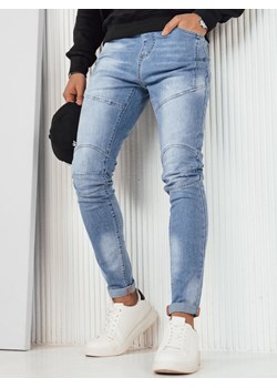 Spodnie męskie jeansowe niebieskie Dstreet UX4193 ze sklepu DSTREET.PL w kategorii Jeansy męskie - zdjęcie 171482237