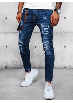 Spodnie męskie jeansowe niebieskie Dstreet UX3934 ze sklepu DSTREET.PL w kategorii Jeansy męskie - zdjęcie 171482497