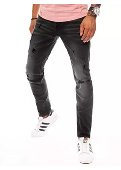 Spodnie męskie czarne Dstreet UX3823 ze sklepu DSTREET.PL w kategorii Spodnie męskie - zdjęcie 171482655