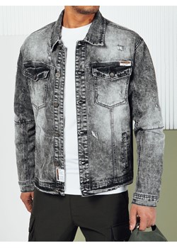 Kurtka męska jeansowa czarna Dstreet TX4689 ze sklepu DSTREET.PL w kategorii Kurtki męskie - zdjęcie 171482715