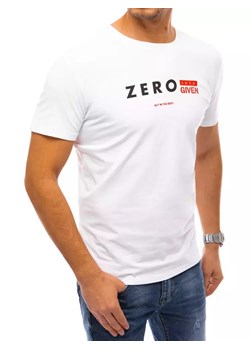 T-shirt męski z nadrukiem biały Dstreet RX4740 ze sklepu DSTREET.PL w kategorii T-shirty męskie - zdjęcie 171482735