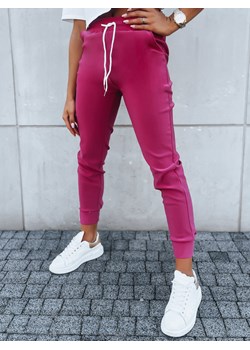 Spodnie damskie dresowe MACHI różowe Dstreet UY1633 ze sklepu DSTREET.PL w kategorii Spodnie damskie - zdjęcie 171483229