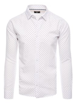 Koszula męska biała Dstreet DX2455 ze sklepu DSTREET.PL w kategorii Koszule męskie - zdjęcie 171483605