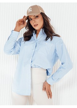 Koszula damska w paski SEMENA niebieska Dstreet DY0413 ze sklepu DSTREET.PL w kategorii Koszule damskie - zdjęcie 171483655