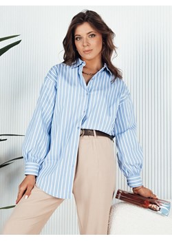 Koszula damska MARTIE błękitno-biała Dstreet DY0372 ze sklepu DSTREET.PL w kategorii Koszule damskie - zdjęcie 171483746