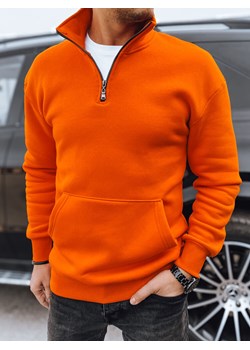 Bluza męska bez kaptura pomarańczowa Dstreet BX5669 ze sklepu DSTREET.PL w kategorii Bluzy męskie - zdjęcie 171483937